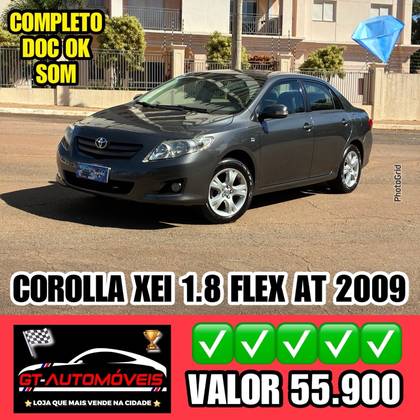 TOYOTA COROLLA 1.8 XEI 16V FLEX 4P AUTOMÁTICO TOYOTA COROLLA 1.8 XEI 16V FLEX 4P AUTOMÁTICO